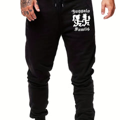 Cartoon Boy And Girl Print Men's Joggers Pants For Spring Summer Autumn