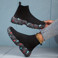 Breathable Women's Running Shoes with Textured Knit