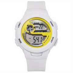 Teen Casual Digital Silicone Watch Multifunctional Electronic Watch Gift