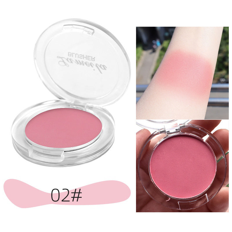 6 Colors Peach Mineral Pigment Cheek Blusher Powder Palette