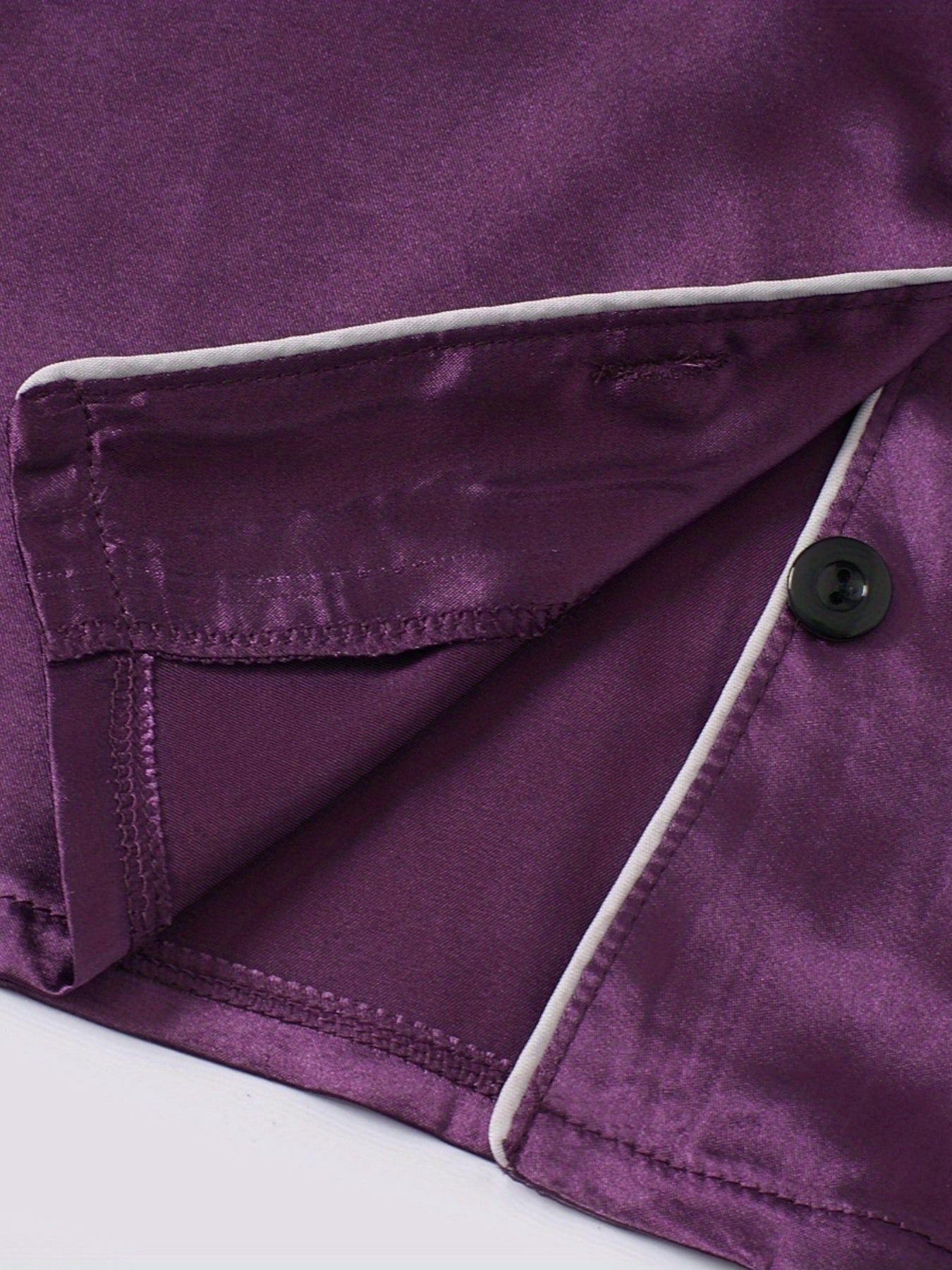 Boys 2pcs Pajamas Top & Shorts Purple Set