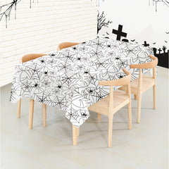 Halloween Party Tablecloth Spider Web Pumpkin Small Ghost