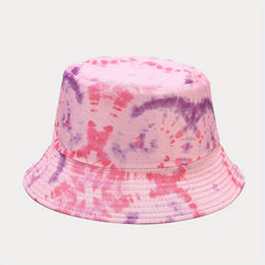 Tie Dye Bucket Hat Reversible Sunscreen Basin Hat
