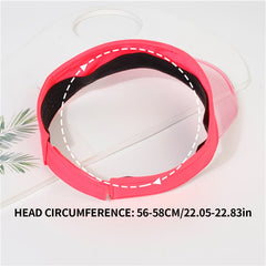 Adjustable Candy Sun Visor Hats for Women