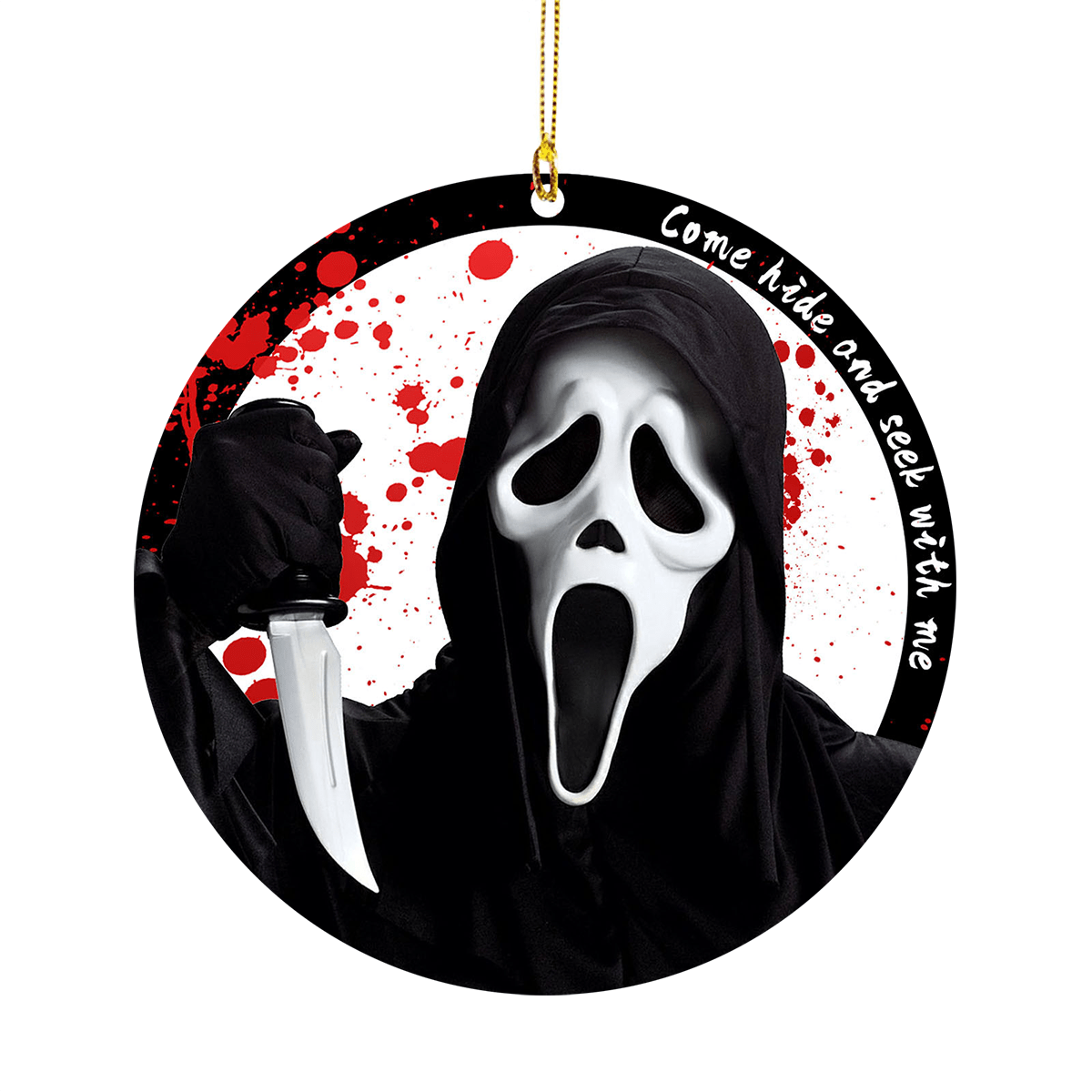 Horror Acrylic Hanging Ornament for Home Decor and Halloween