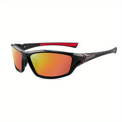 Men's Square Frame Polarized Sunglasses UV 400 Protection