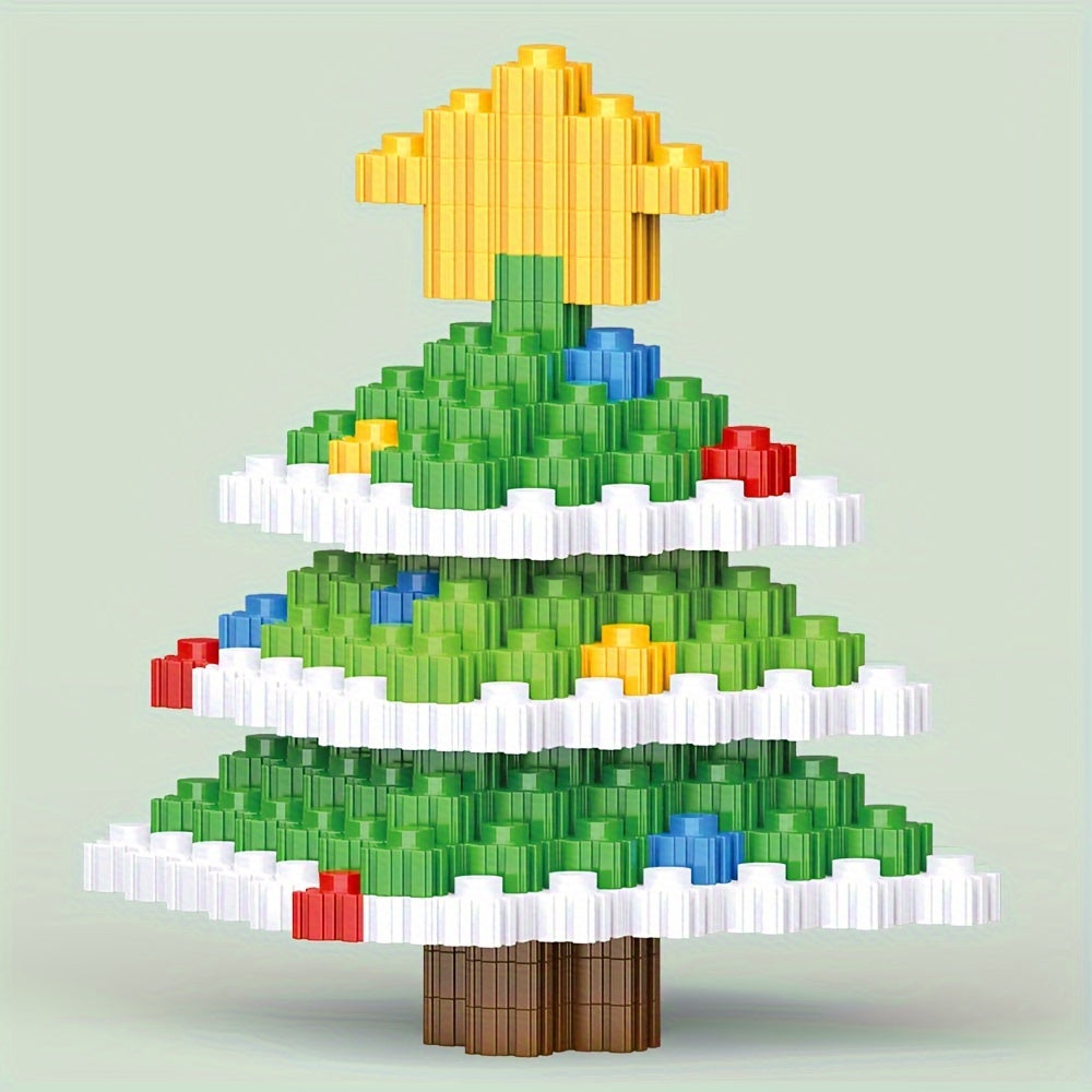 Christmas Tree Model Building Block Toys Birthday Christmas Tree Building Blocks