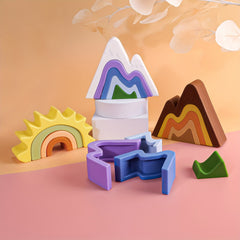 Non Toxic Silicone Stacking Toy for Infants