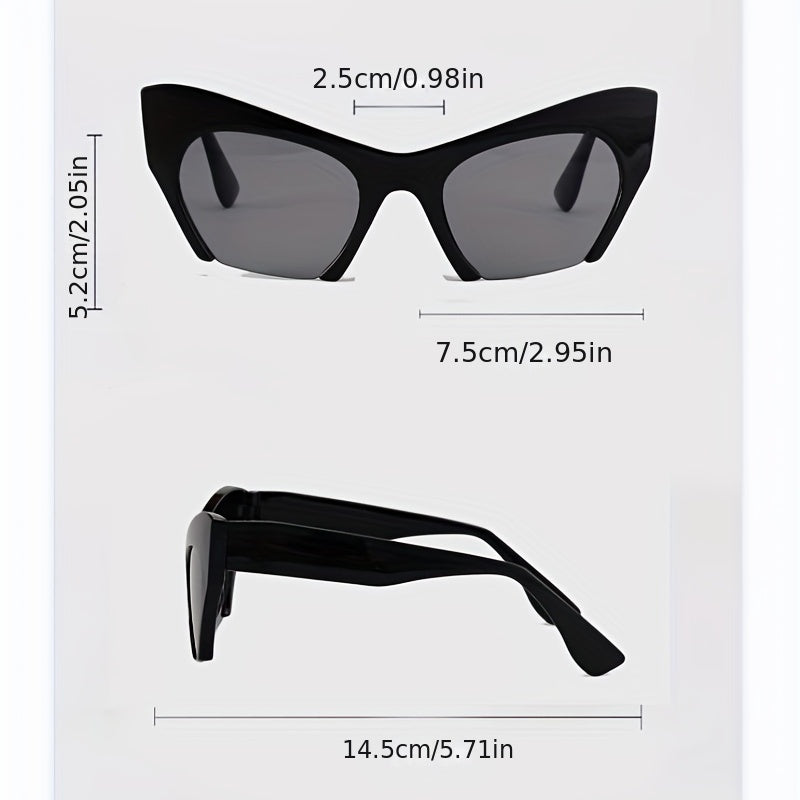 Men's Irregular Cat Eye Sunglasses