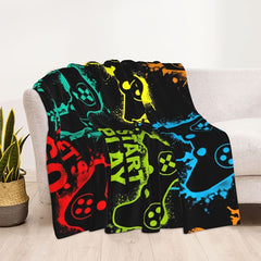 Video Games Blanket Cozy Soft Throw Blanket