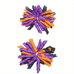 Kids Sweet Hair Clip Ball Flower Rainbow Headwear