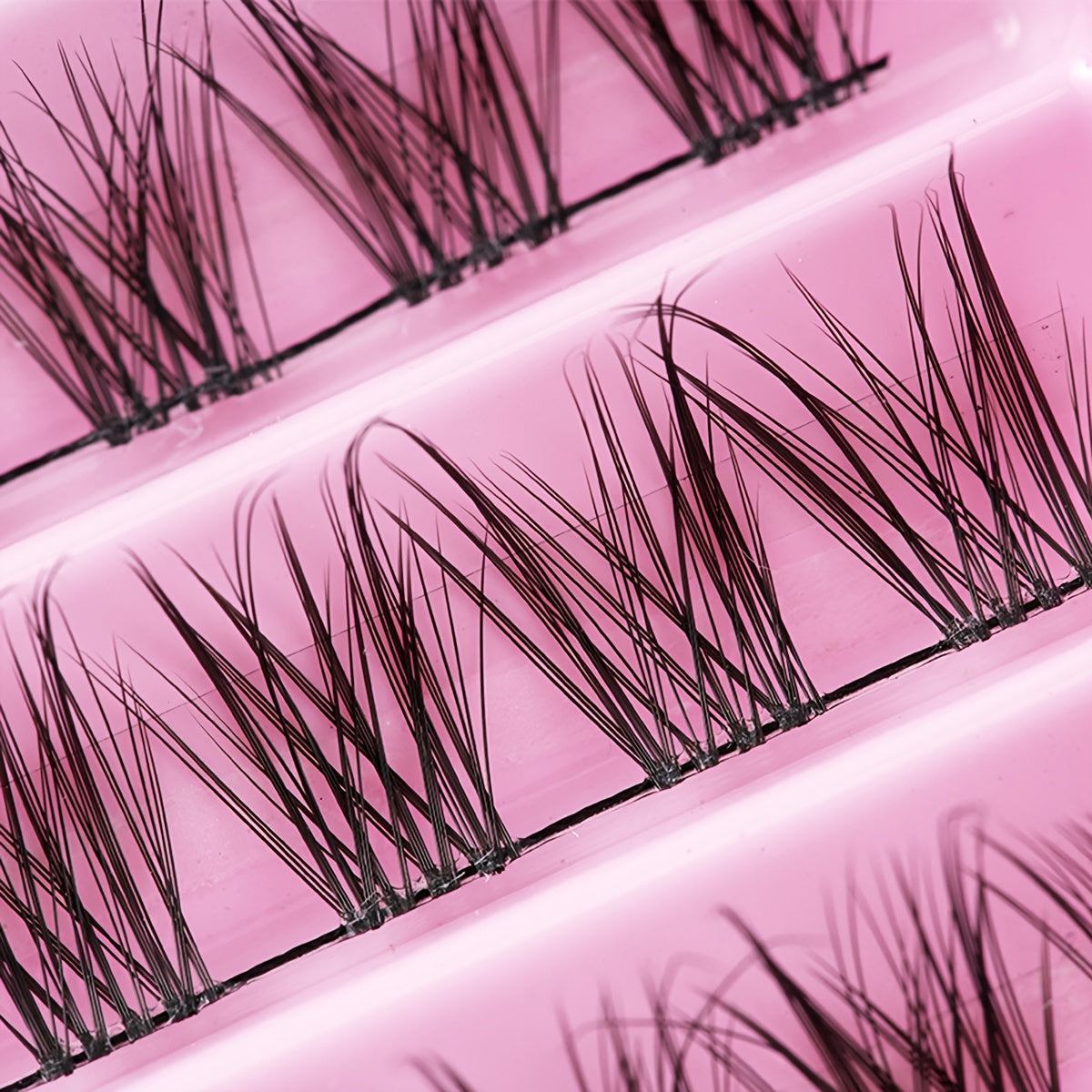 120pcs Wispy Cluster Lashes 8-16mm D Curling Fluffy DIY Eyelash Extension