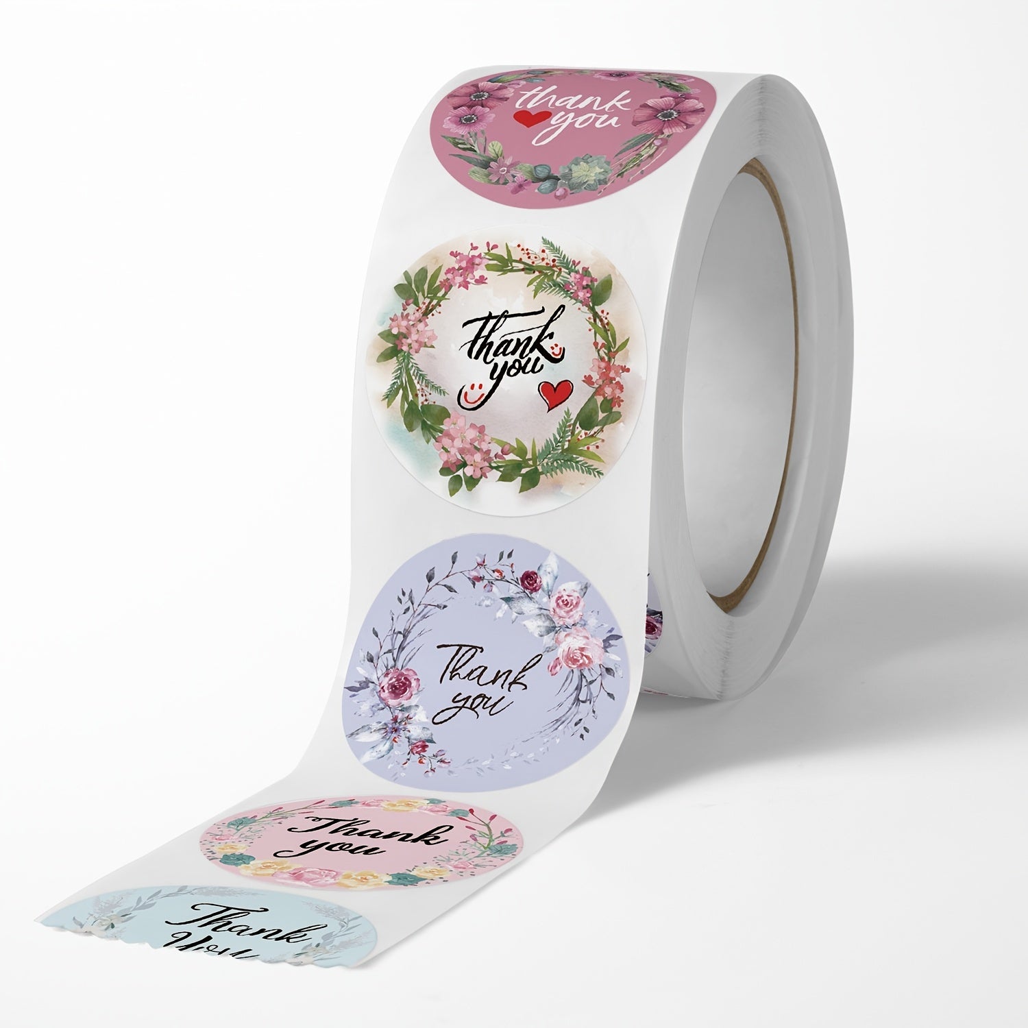 500 Thank You Stickers Labels Waterproof Party Baby Shower Wedding