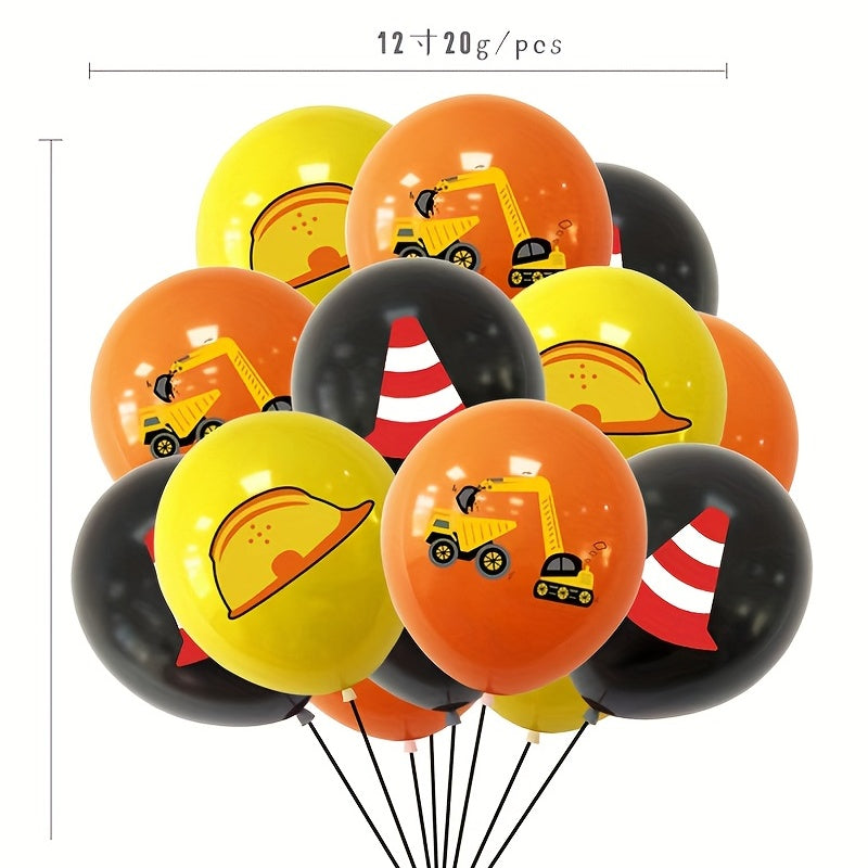 Engineering Car Theme Birthday Party Set