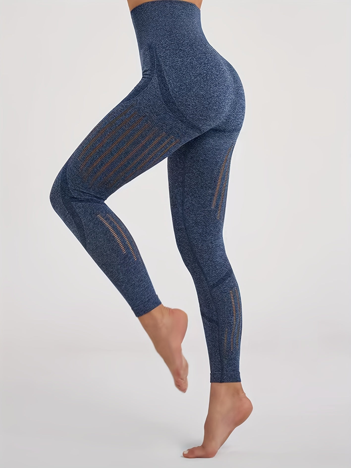 Seamless Hollow Leggings Fitness Yoga Running Leggings