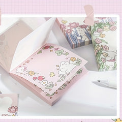 1 Piece 100 Sheets Spring Garden Series Fresh Art