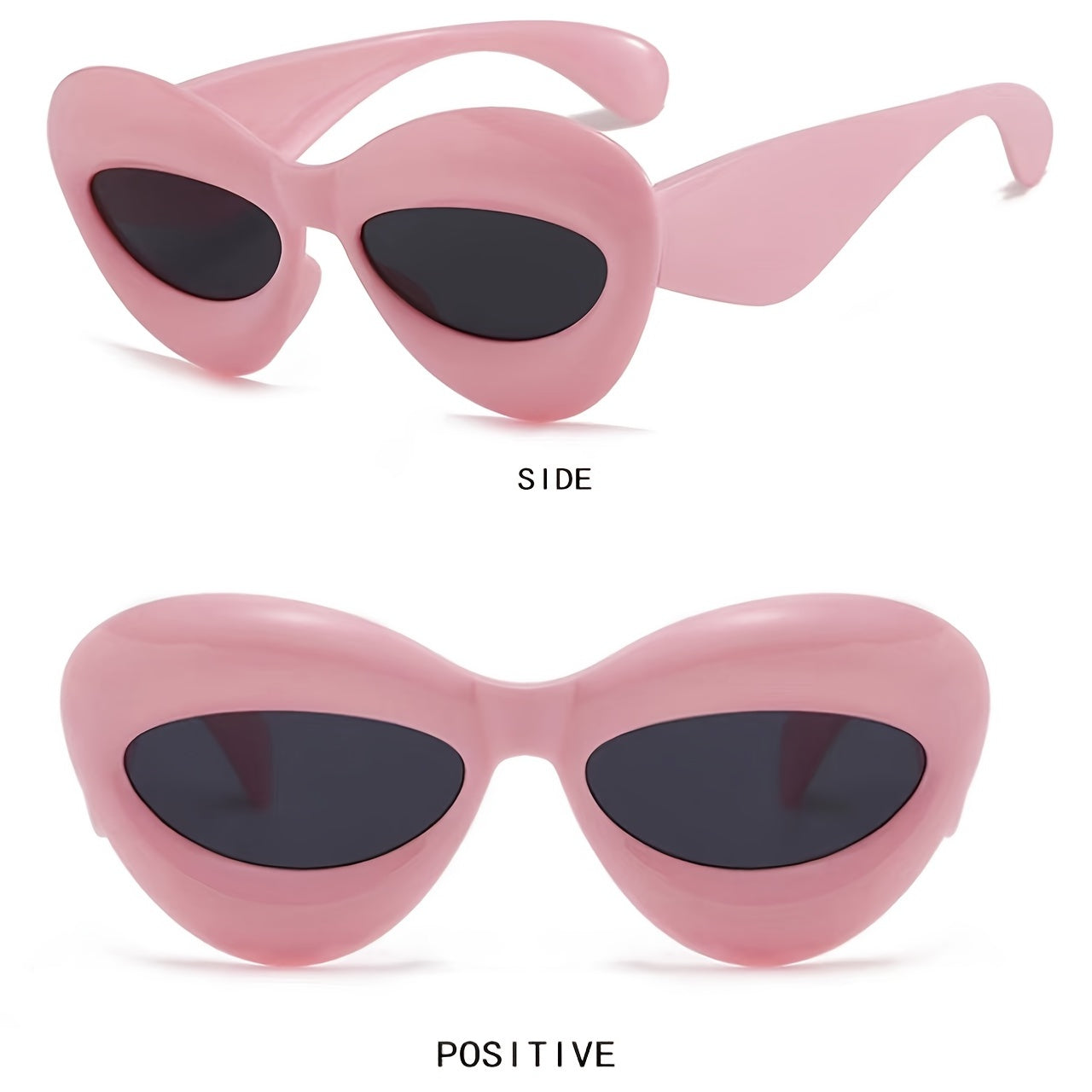 Sexy Thick Frame Cat Eye Candy Punk Sun Glasses UV400