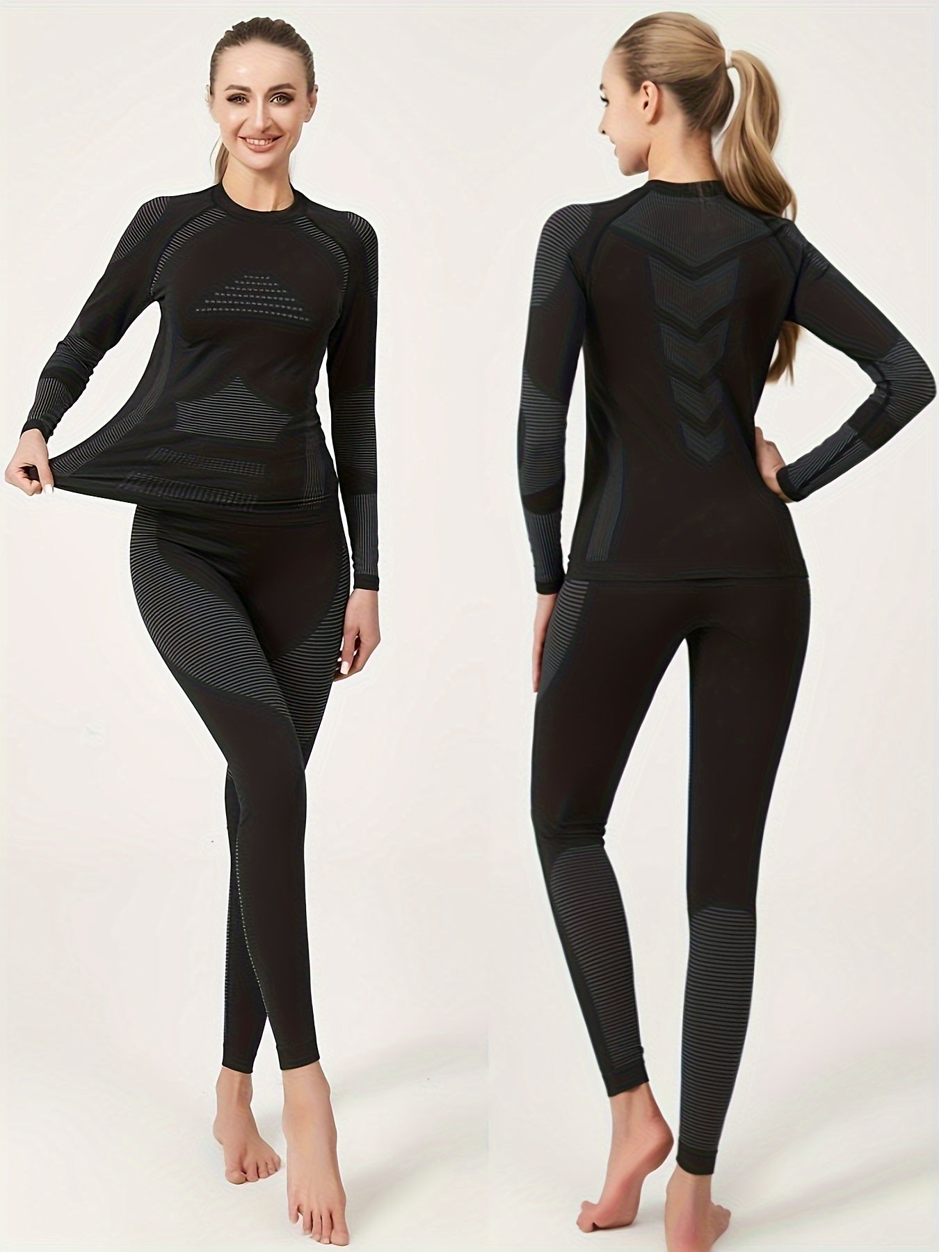 2Pcs Thermal Underwear Set Quick Dry Base Layer