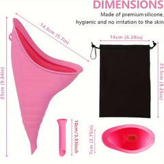 Silicone Urinal Funnel Camping Traveling