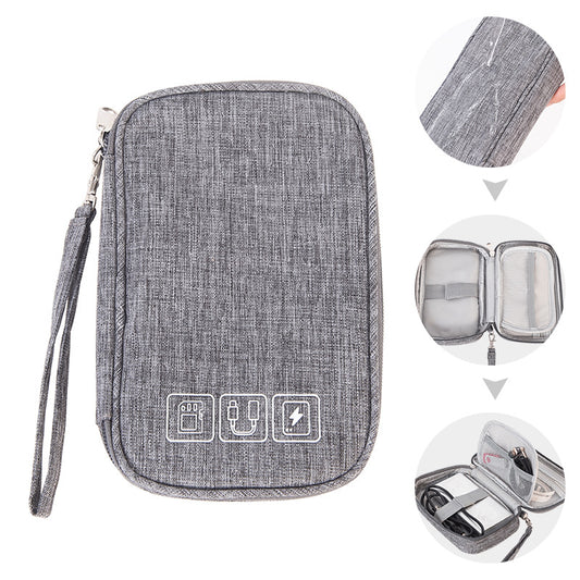 Waterproof Cable Organizer Bag for Travel Accessories