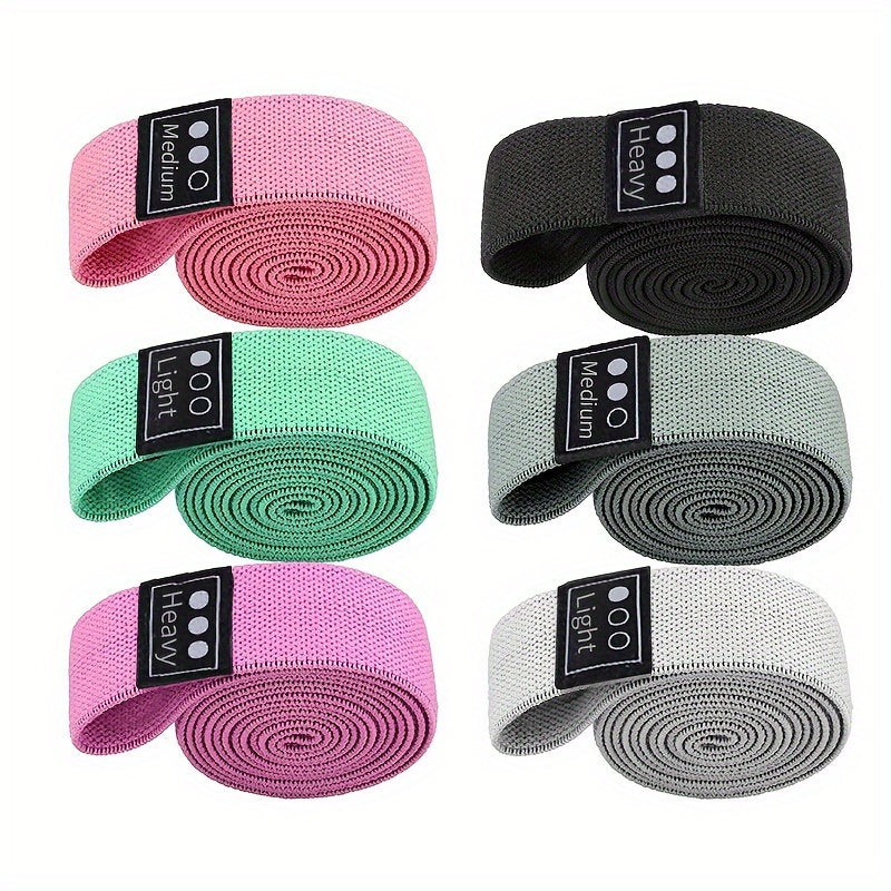 Elastic Yoga Bands for Squats Fitness Exercise Workout Yoga Pilates Legs & Butt