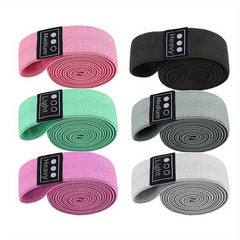 Elastic Yoga Bands for Squats Fitness Exercise Workout Yoga Pilates Legs & Butt