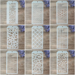Seamless Stencil for Scrapbooking Paper Card Making Craft