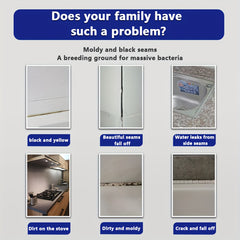 Waterproof Mildew Sealant for Kitchen & Bathroom, Tile Wall/Floor Pointing Agent