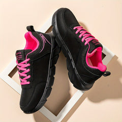Casual Road Running Shoes Women's Front Tie Lightweight Hiking Shoes