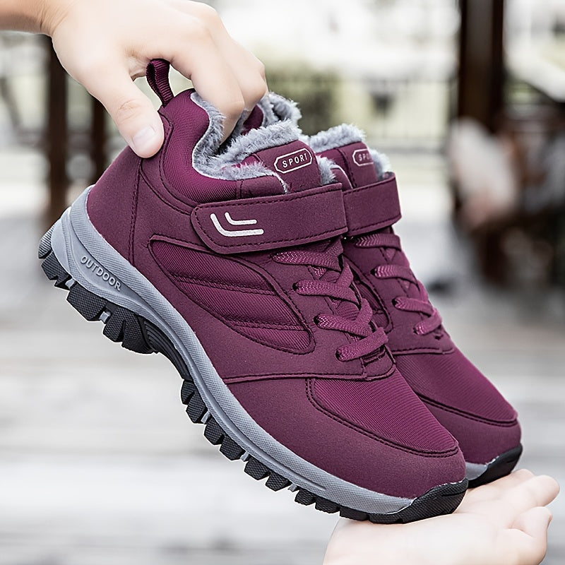 Women's Warm Training Shoes Non slip Thickened Wear resistant Hiking Shoes
