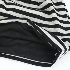 Classic Striped Soft Beanie Pullover Hat Men Women's Sports Running Hat