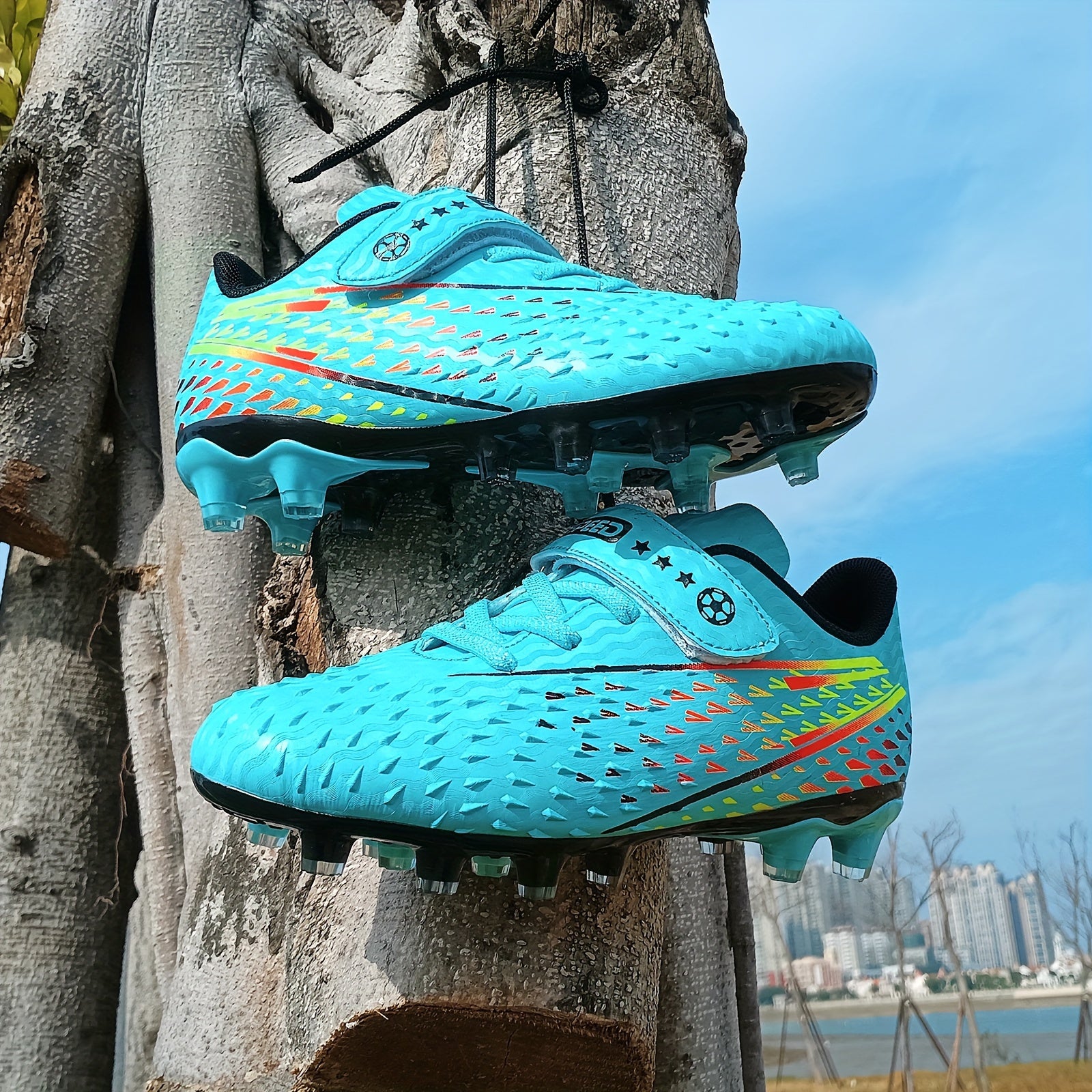 Kid's Spike Football Cleats Non Slip Outdoor Soccer Shoes
