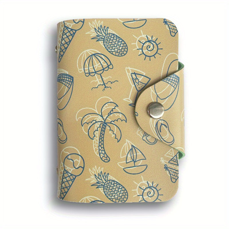 Cartoon PU Leather Card Holder 24 Slots