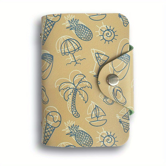 Cartoon PU Leather Card Holder 24 Slots