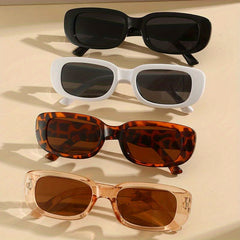 Rectangle Sunglasses UV400 Sun Shades for Vacation Beach Travel