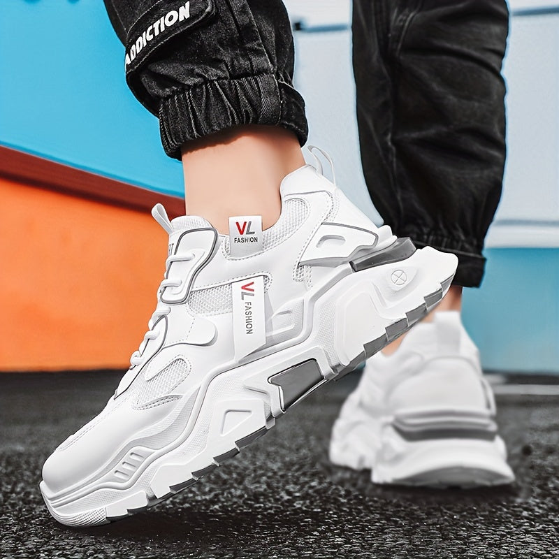 Men's Platform Shoes Soft Sole Street Style Chunky Shoes