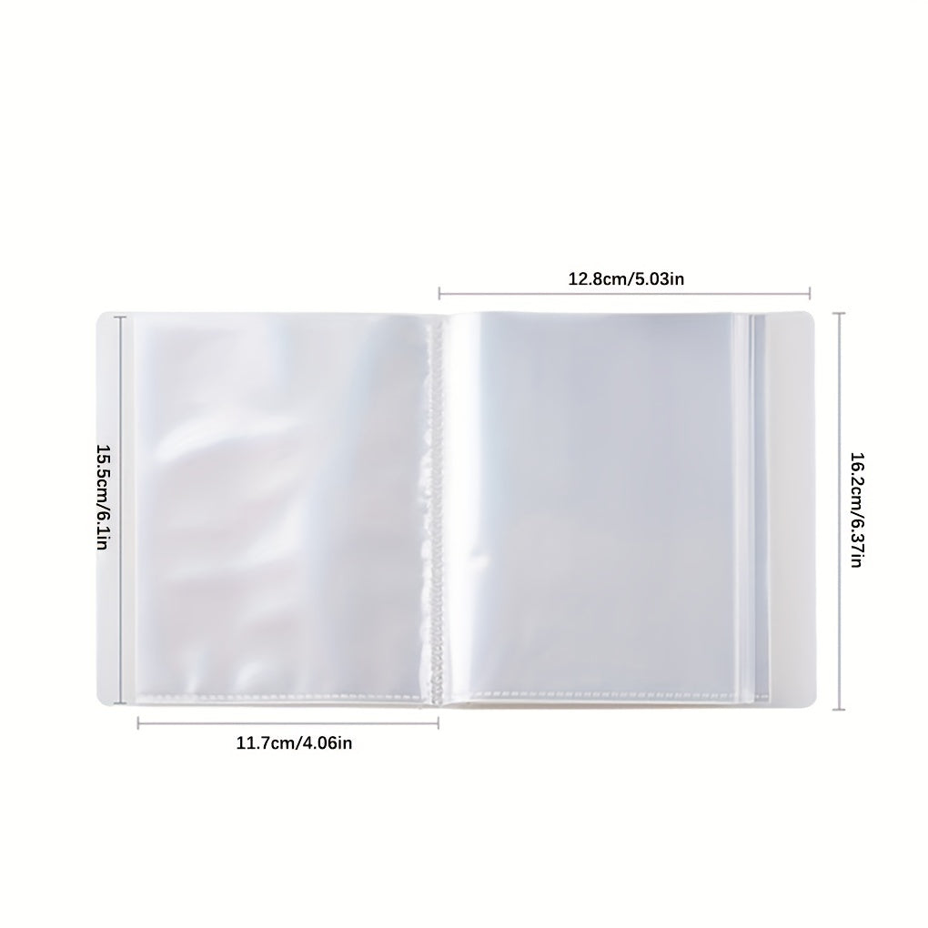A6 Bag Storage Book 40 Sheets Pack for Postcards Pictures Invoices & Bills