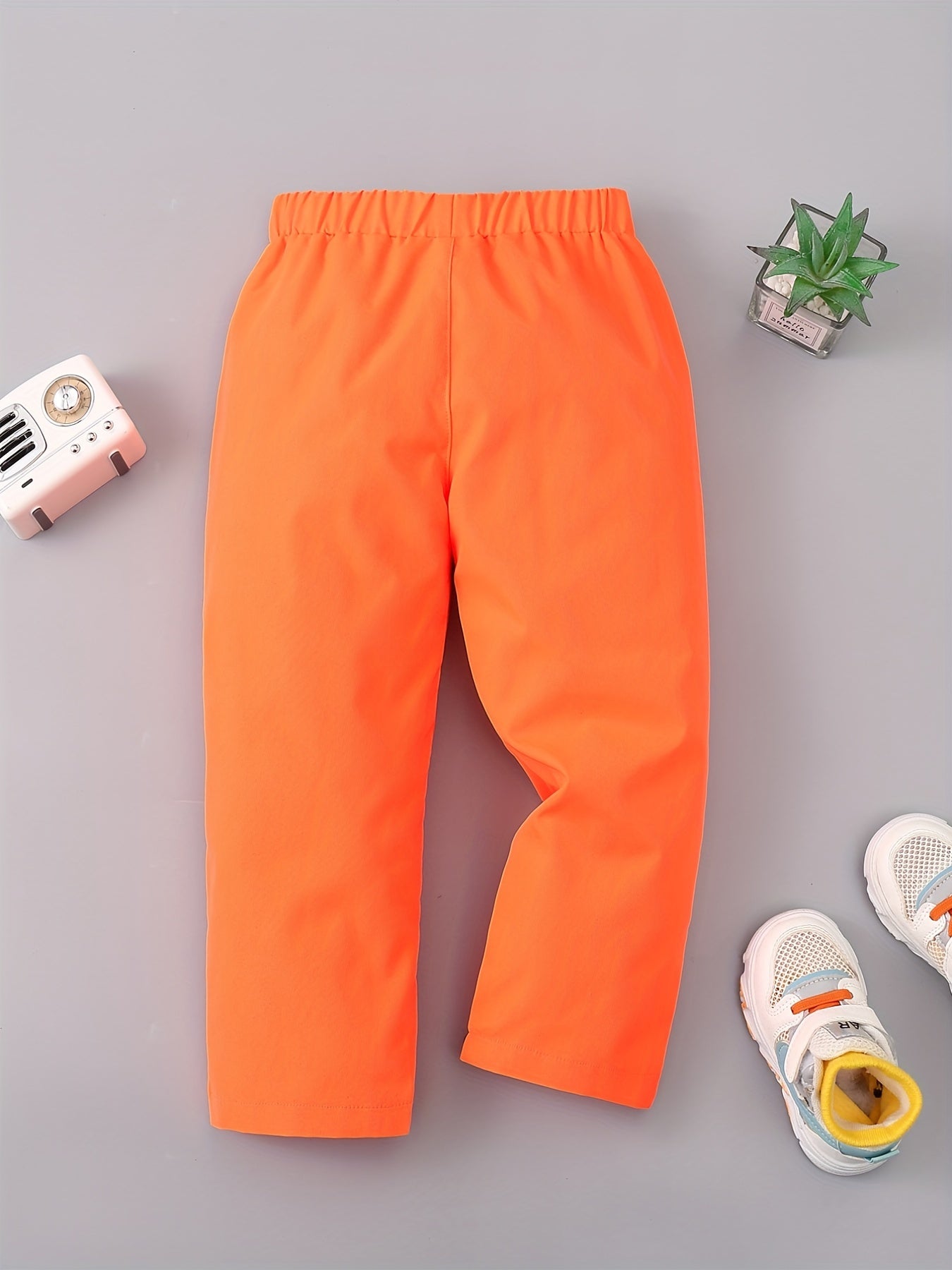 Boys Soft Solid Long Pants For Spring/Autumn