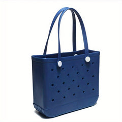Large Beach Tote Bag Washable Open Hollow Handbag