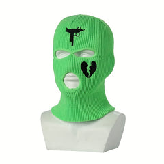 3 Hole Knitted Balaclava Full Face Cover Ski Mask For Men Women
