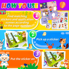 Fun Sticker Books for Toddlers - Activity Bo