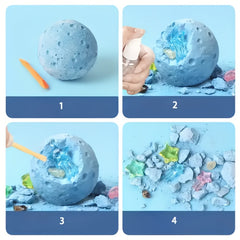 Synthetic Gemstone Mining Kit Planetary Science Educational Toy