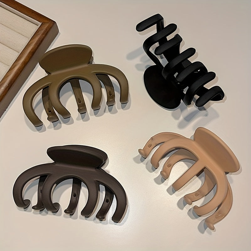 4pcs Large Daily Claw Clips Hair Accessories Sets For Girls