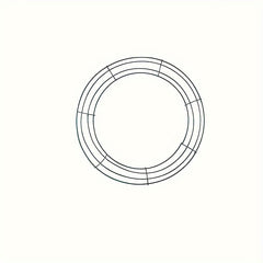 Metal Wire Wreath Frame for DIY Home Art Crafts Christmas Party Decoration