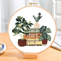 Embroidery Kit For Beginners Hand DIY Cross Stitch Kits Embroidery Hoop