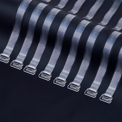 4pcs Transparent Shoulder Straps Invisible Adjustable Underwear Straps