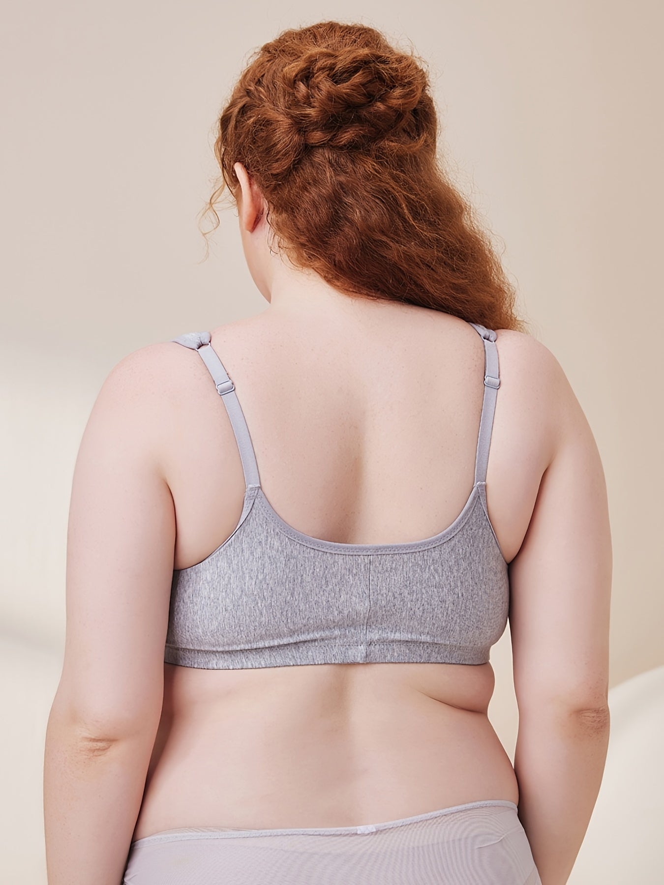 Solid Full Coverage Front Closure Bra
