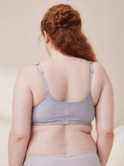 Solid Full Coverage Front Closure Bra