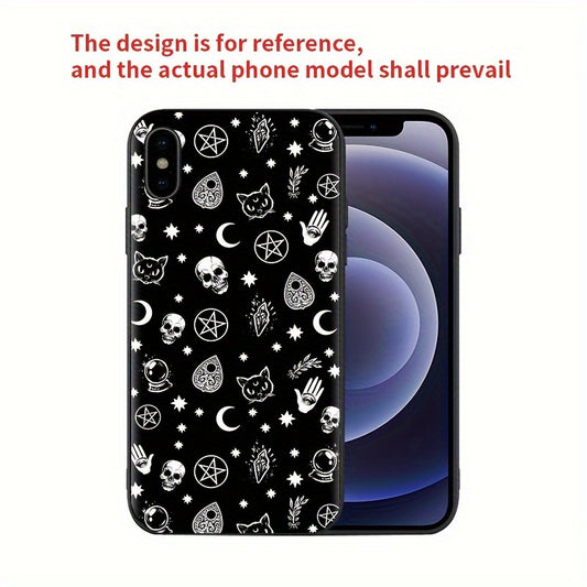 Halloween Horror Print Durable Phone Case for iPhone 5-15 Pro Max