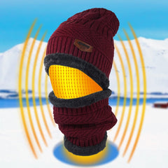 Winter Fleece Warm Hat Men's Knitted Hat